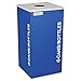 Ex-Cell Rckdsqcryx Kaleidoscope Recycling Receptacle, 24 Gallon, Royal Blue