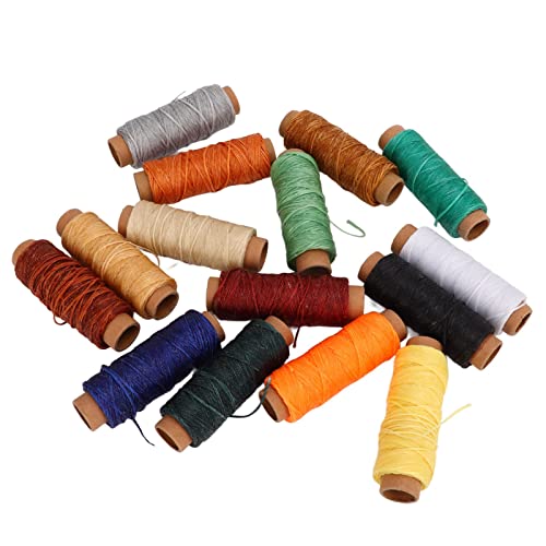 Hilo encerado para coser cuero, 15 colores, 50 m miniatura 4