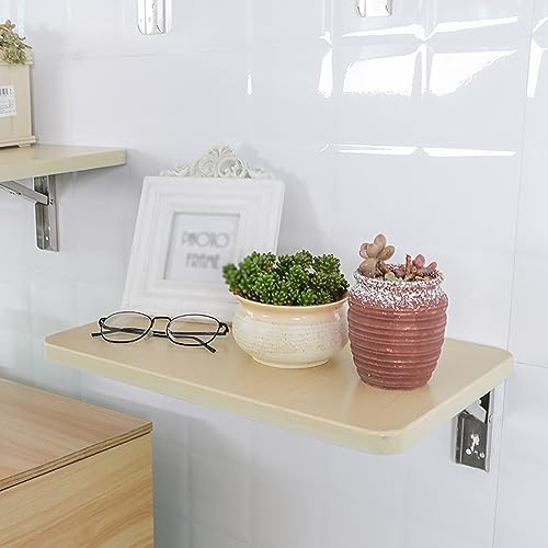 Table murale pliable en bois pour optimiser les petits espaces