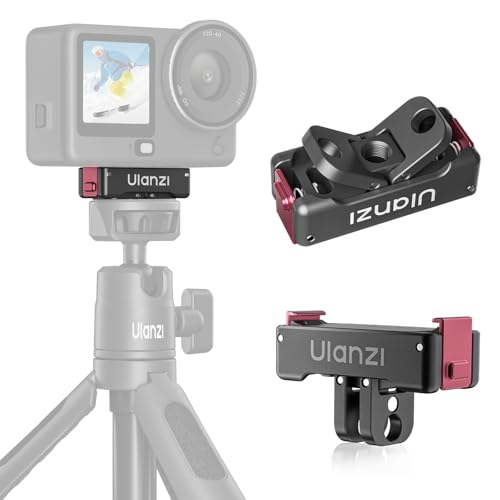 Ulanzi Osmo Action6/Nano�p���C�N�C�b�N�����[�X�}�E���g �I�X���A�N�V����6�x�[�X ���̓}�O�l�b�g �������ʋz�� 1/4�l�W�� ���C�A�_�v�^�[�}�E���g Gopro��p�O�r�ɑΉ� �ϏՌ��� �V���R���p�b�h�t�� �A���~�� Action6/