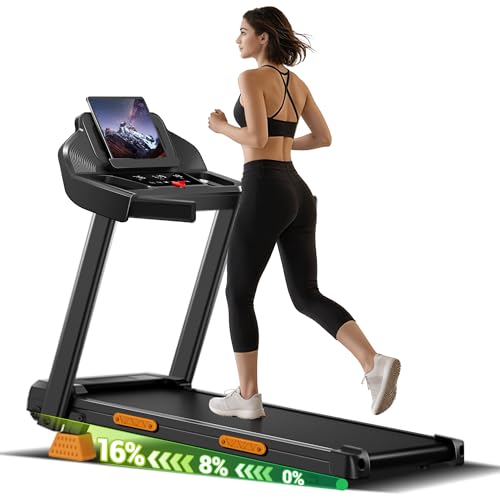 Treadmills for Home with 14% Incline & Led Screen,...