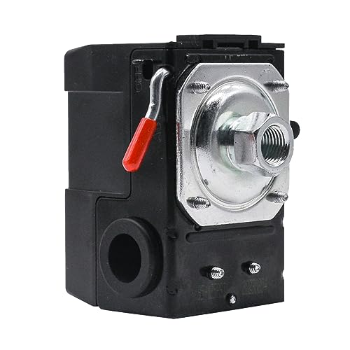 Opiniones de Pressure X Cv Directo que puedes comprar esta semana. 40 Cylinman Interruptor de Presión de Compresor de Aire 95-125 PSI 4 Puertos H/D Automático Negro