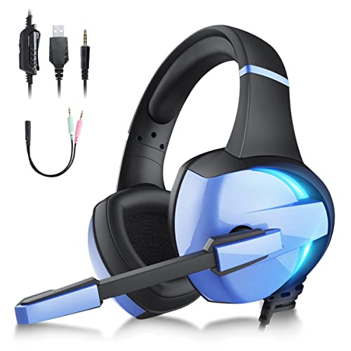Melitt -7 Casque de Jeu avec Microphone Surround Basse Casque Audio Annulation de Bruit LumièRes LED pour PC - Les Beatles, Paul McCartney, John Lennon, RIngo Starr, George Harrison Melitt -7 Casque de Jeu avec Microphone Surround Basse Casque Audio Annulation de Bruit LumièRes LED pour PC