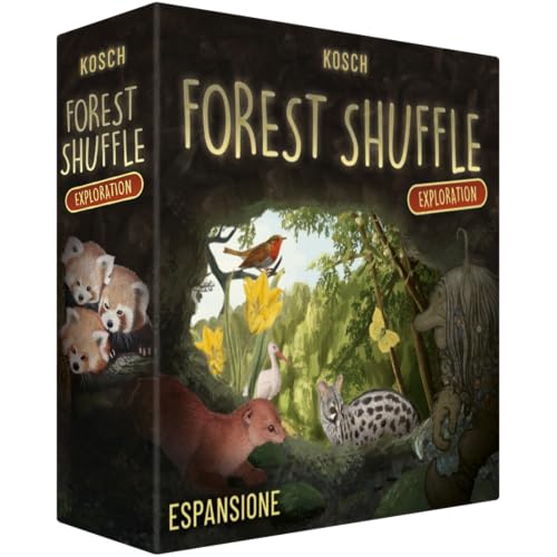 Asmodee Forest Shuffle: Exploration Expansion – Juego de mesa de estrategia, 1-5 jugadores, a partir de 10 años, edición en italiano
