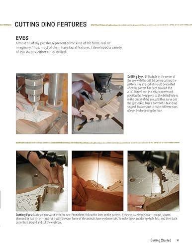 Making Wooden Dinosaur Toys and Puzzles: Jurassic Giants to Make and Play With (Fox Chapel Publishing) 36 Puzzle & Toy Patterns for T-Rex, Brontosaurus, Ichthyosaur, Stegosaurus, Triceratops, and More - Image 5