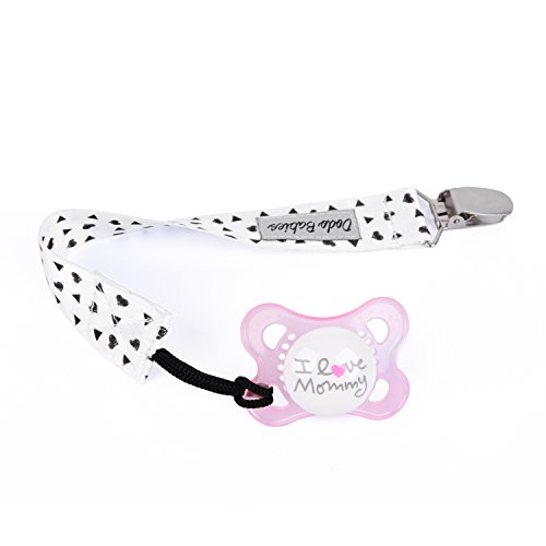 Dodo Babies Baby Bandana Drool Bib Set - 8pc Infant Bibs with 2 Pacifier Clips, Binky Case, Gift-Ready Bag - Soft Absorbent Cotton with Polyester Back - Adjustable Buttons to Fit 3-24 -Month Old Girls - Thumbnail 6