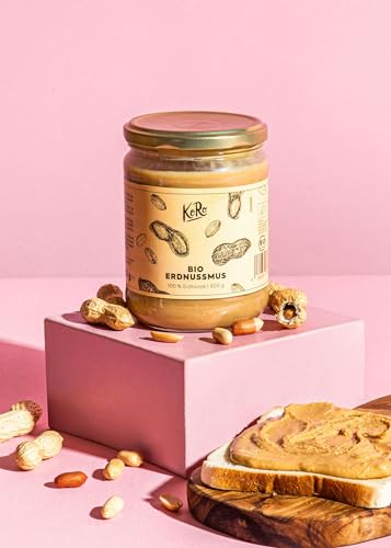 KoRo - Bio Erdnussmus 500 g - Mus aus 100% Erdnüssen ohne Zusatz von Zucker und Öl
