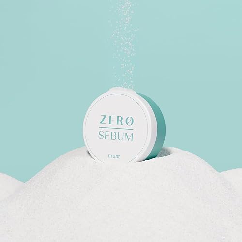 Miniatura 8 de ETUDE Polvo de secado Zero Sebum 0.14 oz Nuevo (23AD)  Control de aceite ligero coreano sin sebo Polvo translúcido de cara suelta con 80% mineral