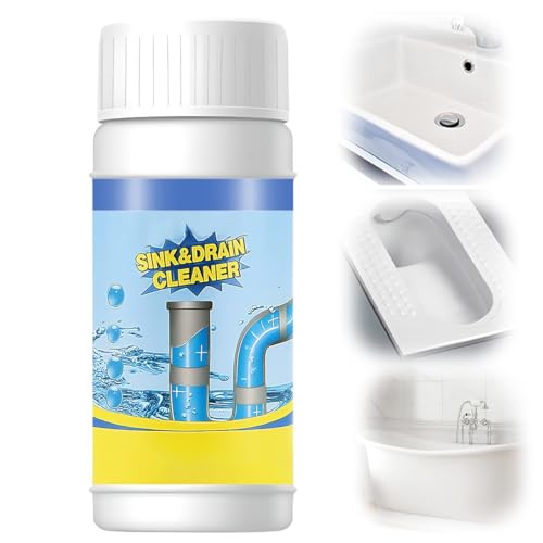 Sink & Drain Cleaner Powder, Quick Foaming Powder for Bathroom & Kitchen Dredging (1 pcs)