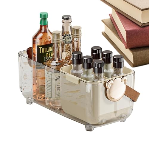 Qkbuza Scatola dispenser per fazzoletti, organizer per cosmetici, elegante scatola organizer per cosmetici, porta carta facciale multifunzionale per scrivania, casa