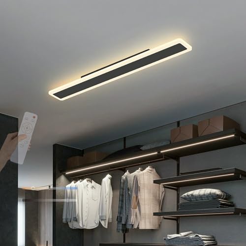 Lampe de plafond ultra fin design géométrique réglable en température 2700K-6500K