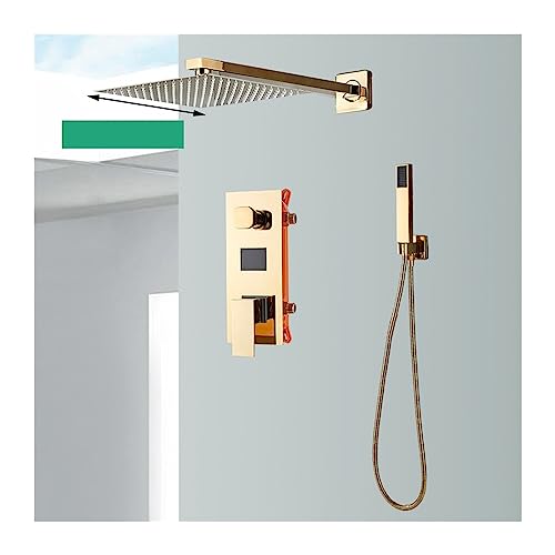 Système de douche à effet pluie dorée pour une thalasso à la maison