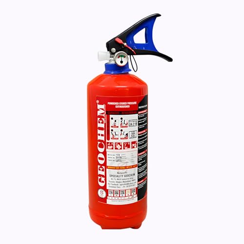Image of ABC Multipurpose Dry Powder Fire Extinguisher - ISI Certified, Portable & Easy to Use - for Home, Office, Car, Shop, Kitchen - Fire Safety Equipment (2kg)
