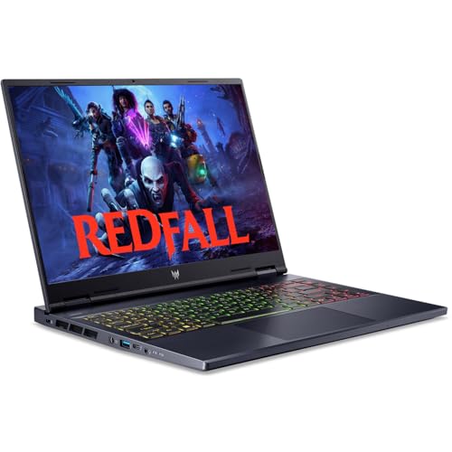Image of acer Gaming Laptop Predator Intel Core Ultra 7 155H 16Core GeForce RTX 4070 8G 16 GB DDR5 1 TB SSD 14.5 inch 2560x1600 120Hz Win10 Pro Wi-Fi 6E Memory Card Slot 1080p FHD Camera Thunderbolt 4