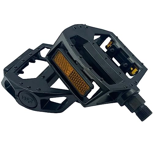 Pedal 9/16' Plataforma Alumínio Preto com Esfera Eixo Aço GTA