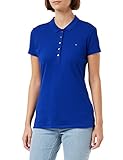 Polo delgado de manga corta Tommy Hilfiger Polo Delgado de Manga Corta Polos, Color Azul, S para Mujer