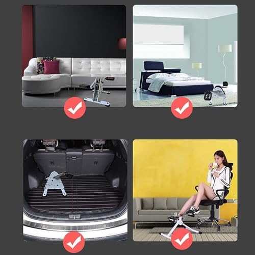 Portable Hand-Crank Generator - 100W Pedal & Hand-Crank Power Generator with Dual USB Fast Charging, 1-35V Output, Compact Manual Generator for Outdoor, Fitness & Emergency Use