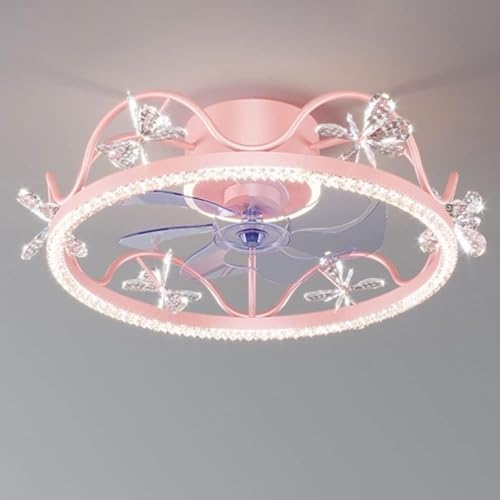 Plafonnier avec ventilateur et télécommande LED dimmable 96W de 20 pouces - 2