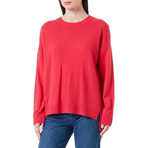 Camiseta de Manga Larga United Colors of Benetton con Cuello Redondo y Flecos Cover