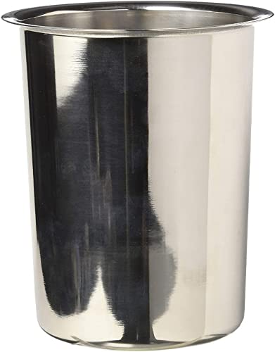 Winco 2 Quart Heavy-Duty Stainless Steel Bain Marie, NSF Listed