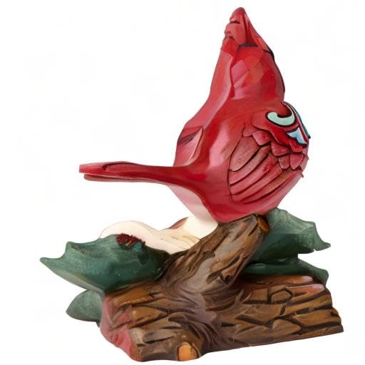 Enesco Jim Shore Heartwood Creek Winter Wonderland Cardinal Figurine, 5.51"