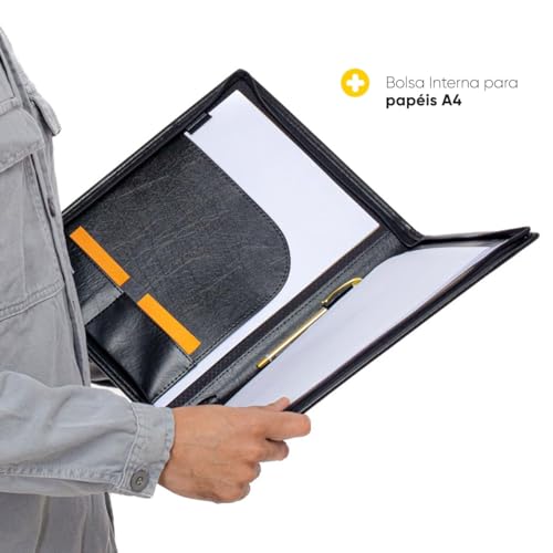 Pasta Convençao Executiva em Material Sintetico Luxo ZP Incorpast 1618