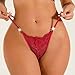 Ladies Fashion Europe And America Sexy Lace Underwear Thong Large Size Sexy Underwear Skirt Suits for Women (Red, S)