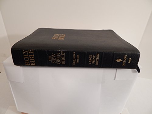 Holy Bible, King James Version: The New Open Bi... B003UPX4CS Book Cover