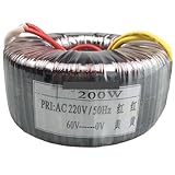 trasformatore toroidale 12v 200va Trasformatori audio 1 pz 200W 200VA Ingresso 220V Uscita 48/50/60/70/80V Driver motore passo-passo Trasformatore ad anello di potenza(50V)