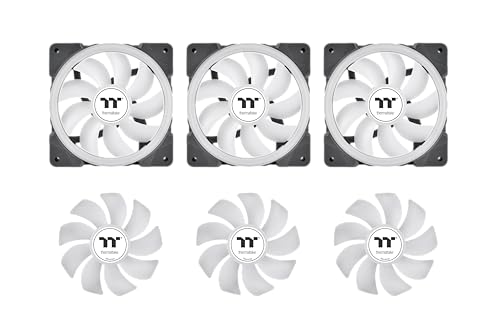 Image of Thermaltake MINECUBE 360 Ultra CPU Liquid Cooler; Intel /AMD Compatible; 3x120mm 500~2000rpm SWAFAN EX ARGB; MAGForce 2.0. 4X 3.95 TFT LCD Screens; Swappable Fan Blades; Black; CL-W481-PL12SW-A