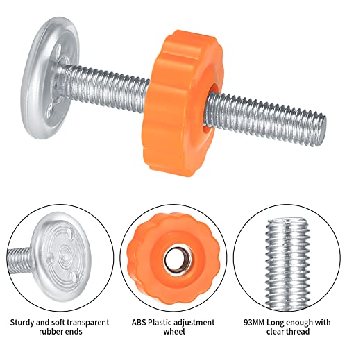 8 Stück Druckschrauben und Sicherheitswandschutz für Treppen | Schrauben für Türen | Kindersicherung | Treppengitter | Treppengitter für Haustiere