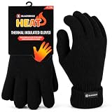 Blackrock HEAT Guanti termici neri, Uomo e donna, Guanti invernali, Accessori, Abbigliamen...