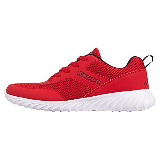 Kappa Joggle, Zapatillas Unisex Adulto, Rojo y Negro, 45 EU