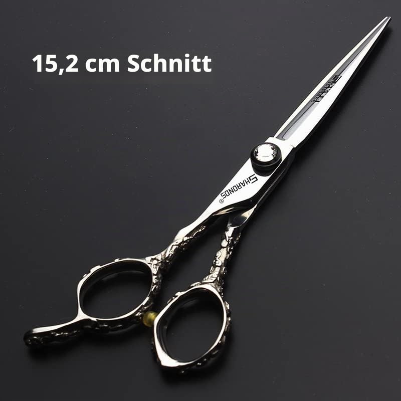 6 Zoll Schere zum Schneiden von Haaren, stabiles Handgefühl (Drei Stück Set)