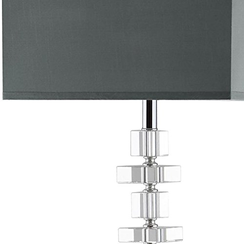 Safavieh Lighting Collection Times Square Modern Clear Crystal/ Chrome 60-Inch Living Room Bedroom Home Office Standing Floor Lamp (Led Bulb Included) #TOP6