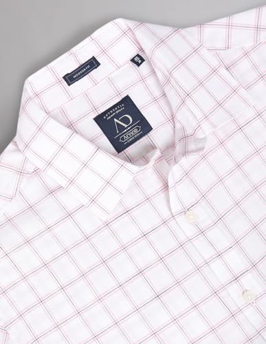 Image of AD by Arvind Tartan Check Cotton Summer Shirt