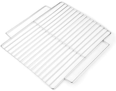 Barbecue BBQ Tools Nonstick Rack Baking Kitchen Gadgets Wire Mesh Grill Grid Grate Steam Camping Outdoor Mesh Wire Net (Color : L) image 4