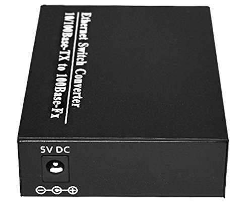 2 pcs/Paire Supports émetteurs-récepteurs et convertisseurs bidirectionnelle SC Fibre monomode d'alimentation Externe