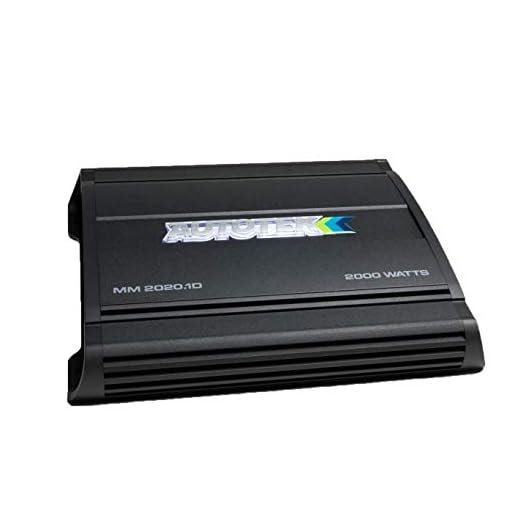 Autotek MM2020.1D The Mean Machine Subwoofer Monoblock Class D Amp (2,000 Watts)