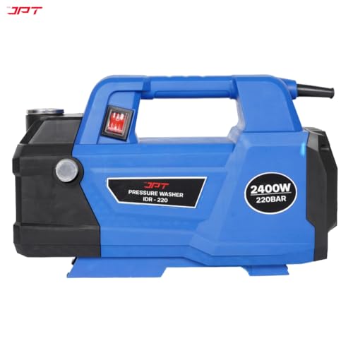 Image of JPT Heavy Duty IDR Domestic Pressure Washer Machine | 2400 Watt | 220 Bar | 10 L /Min Water Flow | 100% Copper Motor | Portable & Durable Design | 1 Year Warranty | All Premium Accessories Included