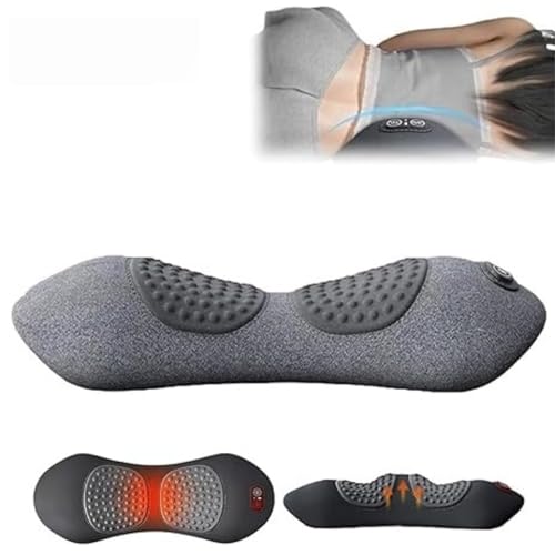 ergopur 3-zonen ergoflow tiefenmassagegerät ergopur massage 3-in-1 Rückenmassagegerät mit Wärme Vibration & Dehnung tragbar für Nacken Schultern & Rücken