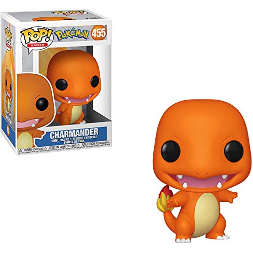 Funko Charmander POP! Games Vinyl Figure & 1 POP! Compatible PET Plastic Graphical Protector Bundle [#455 / 37603 - B]