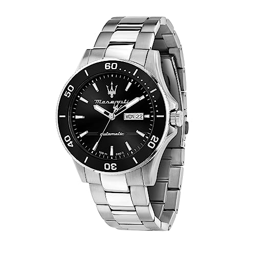 Maserati Stainless Steel Lifestyle Day-Date Analog Dial Color Black Men Watch - R8823100002, Black Band (B0CC2GNFBJ) Amazon Price History, Amazon Price Tracker