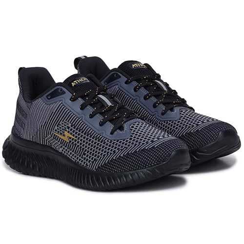 Image of ATHCO Mens Vivid Super Comfortable Insole Shoes|Running|Walking|Training|Gym|Jogging|Sneaker|Athletic|Laceup|Flexible|Lightweight|Dailyuse|Sports|Casual|ExtraSoft|Fitness|Gents Boys