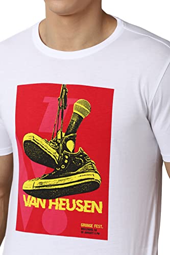 Image of Van Heusen Men's Cotton Slim Fit T-Shirt