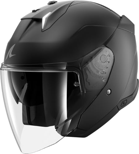 Casque Shark Skwal i3 Jet Blank Mat XS avec visière longue