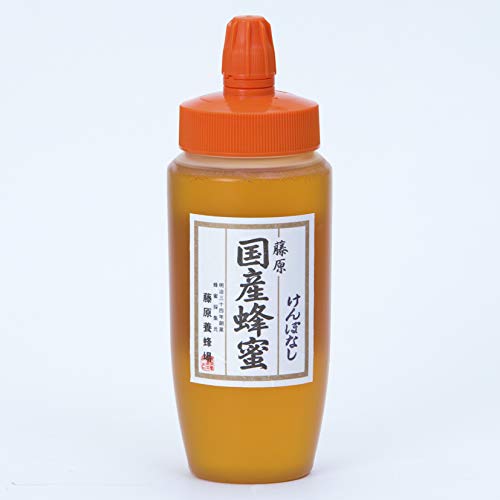 蜂蜜 専門店 藤原養蜂場 国産はちみつ 藤原国産蜂蜜 けんぽなし ポリ容器 500g 本店より直送