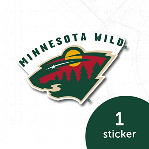 Calcomanía de Minnesota Wild NHL vinilo adhesivo individual para coche y portátil 5