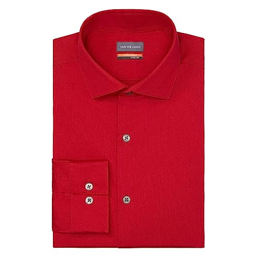 Image of Van Heusen Men's BIG FIT Dress Shirt Stain Shield Stretch (Big and Tall)