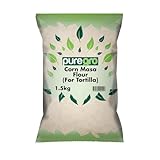 Puregro Corn Masa Flour | Premium Quality | Smooth and Fine Texture | Ideal for Tortilla Chips | Corn Flour | Tortillas | Can be Used as Thickner | Pack of 1 | Weight 1.5kg